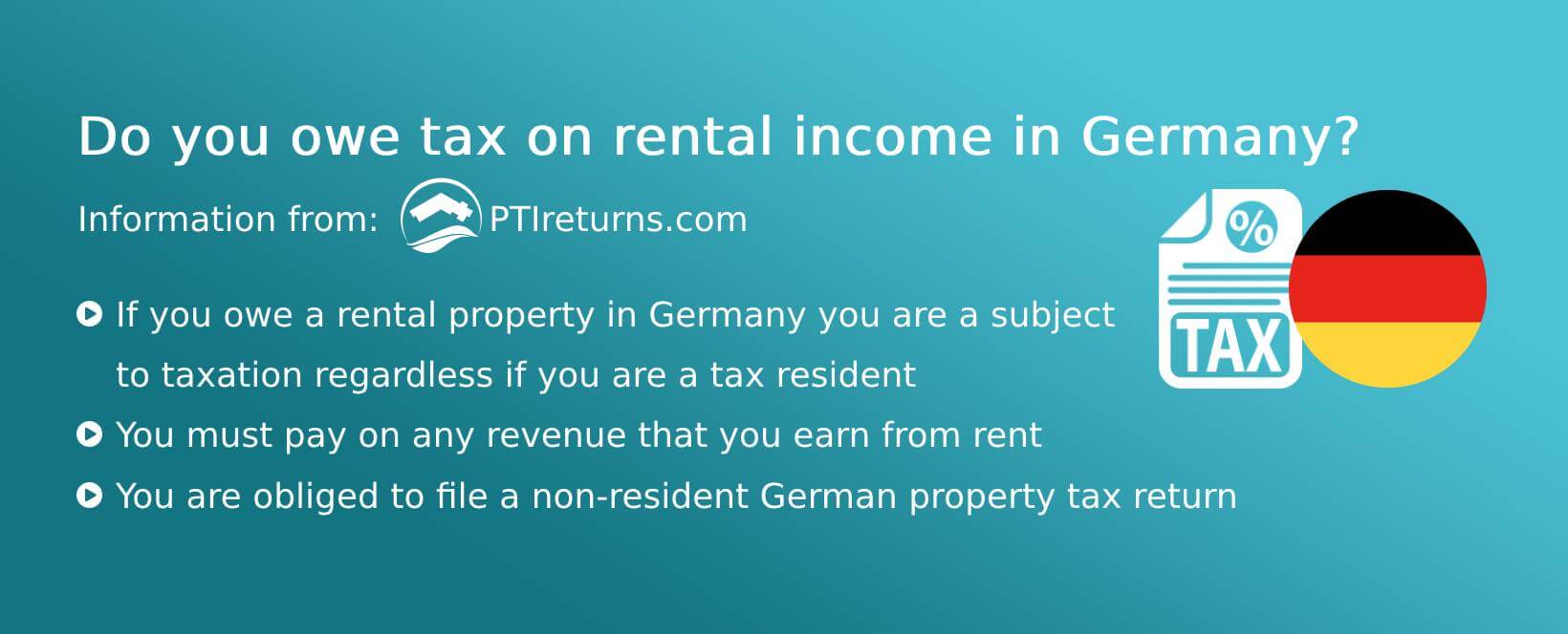 German rental tax How much property tax do I have to pay?
